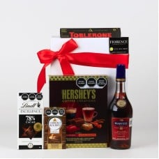 Delicious French Cognac Accompanied by Chocolates - Corporate Gift