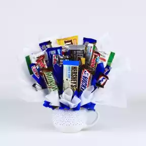 Candy Bouquet Gift with Chocolate Bars Candy Bouquet Gift with Chocolate Bars