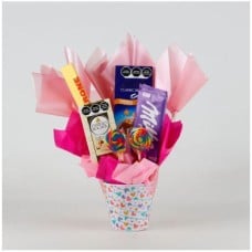 Candy Bouquet with Large Chocolate Bars
