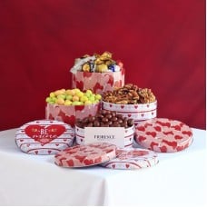 "I Love You" Sweet Gift Tower with Mixed Nuts
