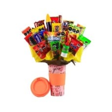 Delicious Candy bouquet in Termo Kiss and Love