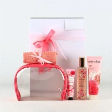 "Sweet Love" Body Care Essentials & Travel Pouch Set.