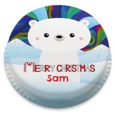 glitzy bear cake (letterbox gift cake (serves 2-4))