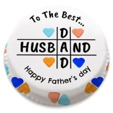 father's day photo cake (letterbox gift  cake(serves 2-4))