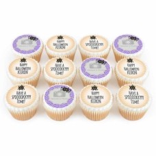 12 spider cupcakes