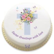 watercolour cross cake