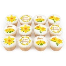 12 Daffodils Cupcakes