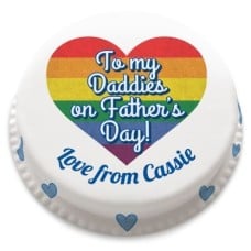 to my daddies cake (letterbox gift  cake(serves 2-4))