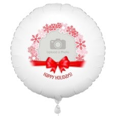 Red Christmas Photo Balloon
