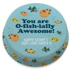o-fish-ial awesome cake (letterbox gift  cake(serves 2-4))