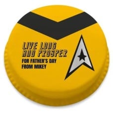 star trek themed dad cake (letterbox gift  cake(serves 2-4))