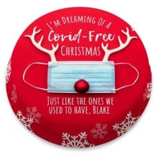 A Covid Free Christmas Cake (letterbox gift cake (serves 2-4))