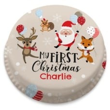 blue christmas cake (letterbox gift cake (serves 2-4))