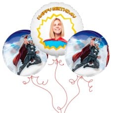Thor Photo Balloon Bouquet