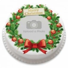 Photo Wreath Cake (letterbox gift cake (serves 2-4))