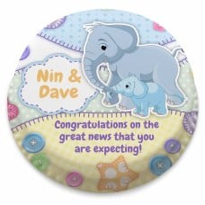 New Baby Elephant Cake (Small Party Cake (Serves 10-12)) — new baby small
