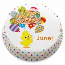 easter balloons cake