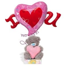 Panda Hearts Balloon Bouquet