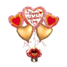 marble love balloon bouquet