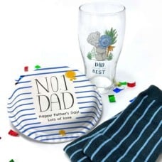 no.1 stripe dad gift set (letterbox cake set(xs) serves 2)