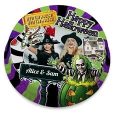 Beetlejuice Themed Photo Cake (letterbox gift cake (serves 2-4))