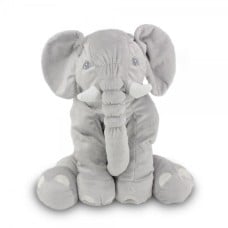 Plush Elephant 60 Cm - Gray Cushion