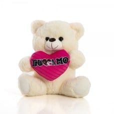 Teddy Bear 25 Cm - Lizzie With Heart I Love You Pearl