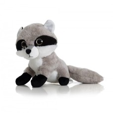 Stuffed Raccoon 22 Cm Sitting - Gray Mistletoe