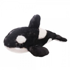 50 Cm Plush Whale - Black Orca Pack Ice