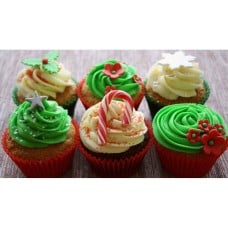 Festive Cupcakes (6 Pcs)