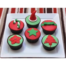 Festive Cupcakes (6 Pcs)