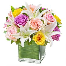 Pastel Rose and Lily