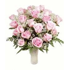 Vase of 36 Pink Roses