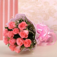 Bouquet of Pink Roses 12