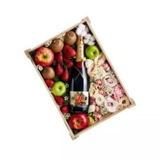 Sparkling Celebration Gift Basket Sparkling Juice & Fresh Fruits