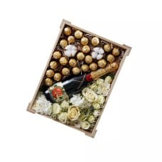 Luxury Basket of Chocolates and Sparkling Juice: A Perfect Gift for Any Occasion