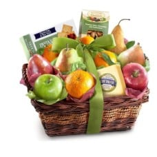 Luxury Fruit & Cheese Basket