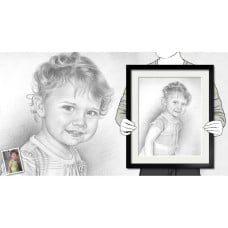 Hand Drawn Pencil Sketch from Photo