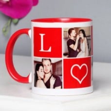 Personalized Love Red Magic Mug