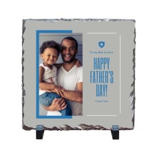 Father's Personalized Photo Stone