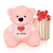 Be Mine Cute Stuffed Teddy Bear Pink 100CM