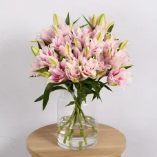 A fragrant lily bouquet