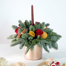 Luxury Red Candle Arrangement