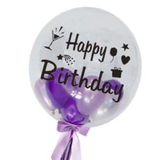 Birthday Globo - Helium Bubble Balloon