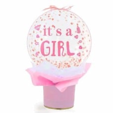 Baby Girl Konfetti - Confetti Balloons 24"