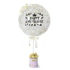 Anniversary Glitter - Balloon & Chocolates Gift (Anniversary Glitter - Anniversary Balloon 18" Chocolates 8pcs)
