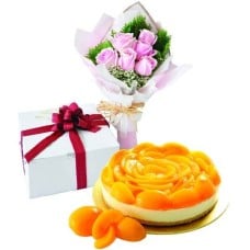 Peachy Rich Cheese, Vegetarian â€“ Cake