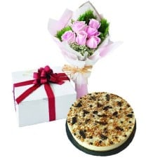 Sweet Banana Peanut Butter Chocolate Chips Cheese, Vegetarian - Cake