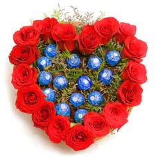 Heartily Godiva - Chocolate Bouquet (Heartily Godiva - 20 Rose 12 Godiva - Chocolate Bouquet)