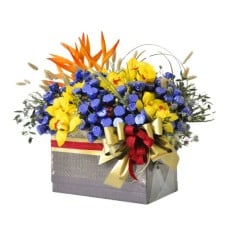 Royal Sapphire - Godiva Chocolate Gift & Flowers